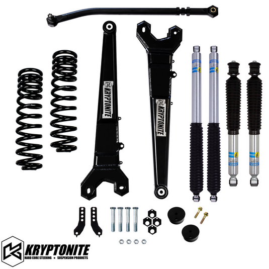 KRYPTONITE FORD SUPER DUTY F250/F350 STAGE 3 LEVELING KIT WITH BILSTEIN SHOCKS 2017-2024