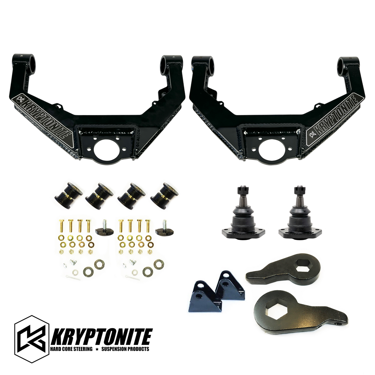 Kit Tiranti Kryptonite Stage 1 Death Grip Per Polaris RZR XP Turbo (2017-2021) E XP 1000 (2019-2021) - Alluminio 6061 T6 - Garanzia A Vita