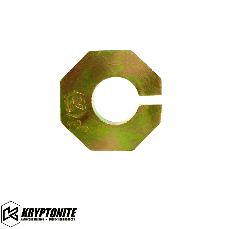 Load image into Gallery viewer, KRYPTONITE CASTER SHIM SET 2° FORD SUPER DUTY F250/F350 2005-2024
