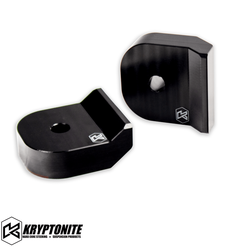 Load image into Gallery viewer, KRYPTONITE 1&quot; FORD SUPER DUTY F250/F350 LEVELING BOTTOM MOUNT COIL SPACER KIT 2005-2024
