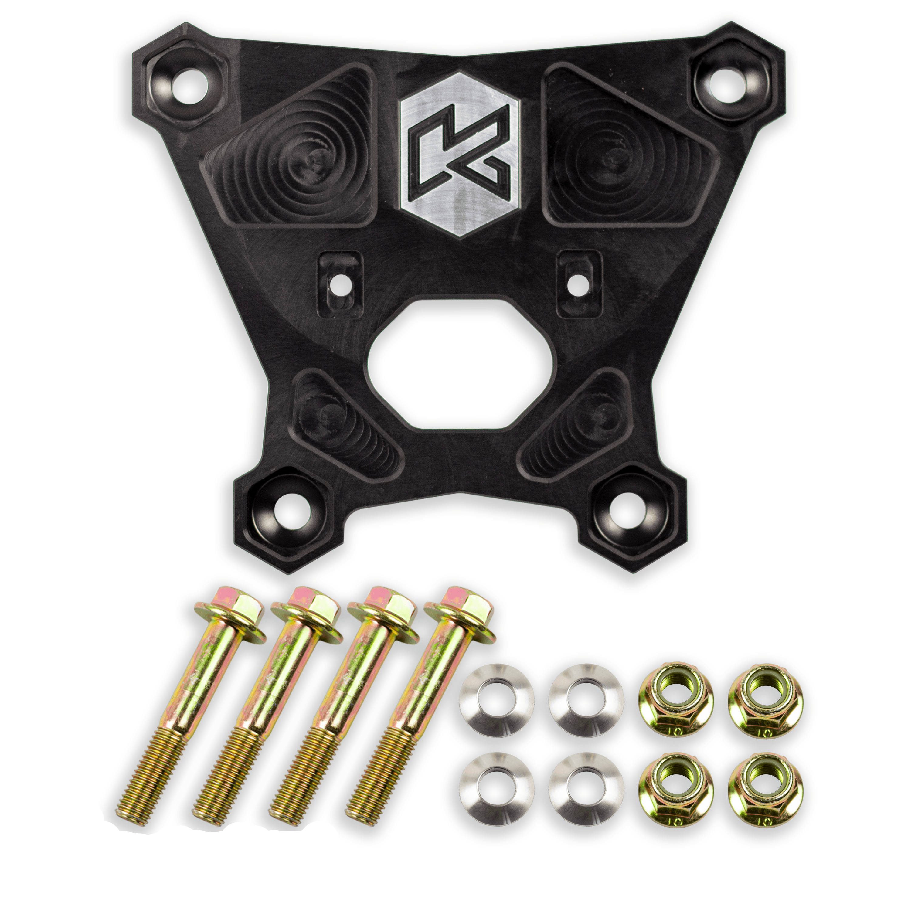 Kryptonite Polaris RZR Death Grip Rear Radius Plate 2018-2021
